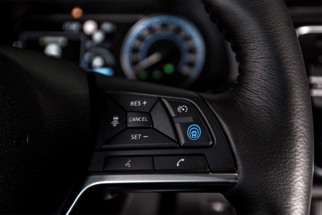 Nissan Leaf steering wheel