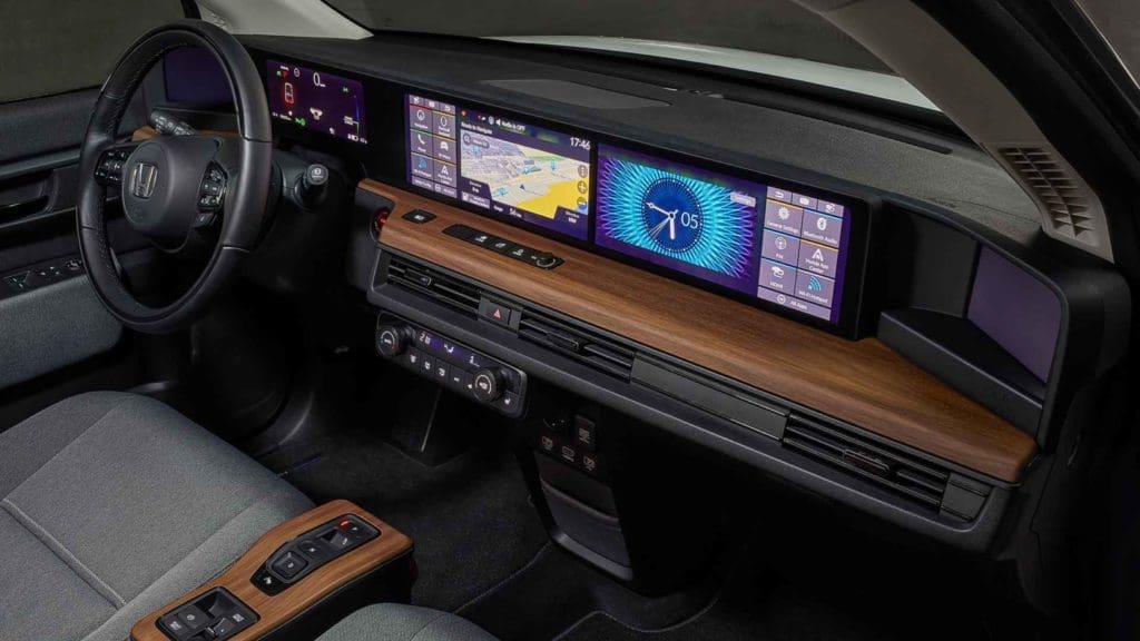 Honda e dashboard screen