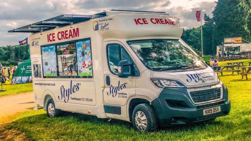 Ice cream EV powered