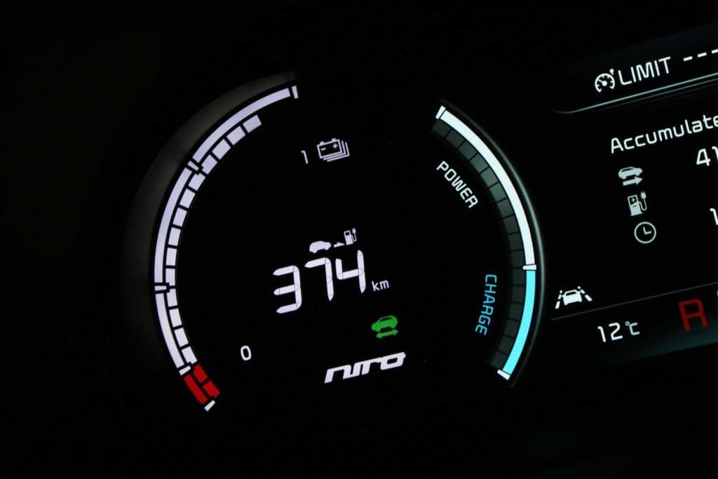 Kia e Niro range