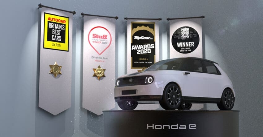 Honda e awards