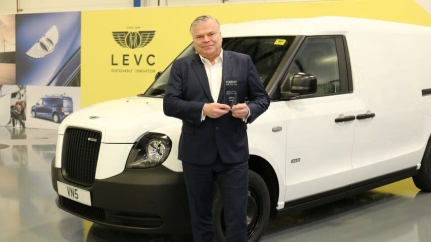 LEVC’s new VN5 wins best medium EV Van of the Year