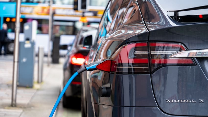 Tesla Model X charging