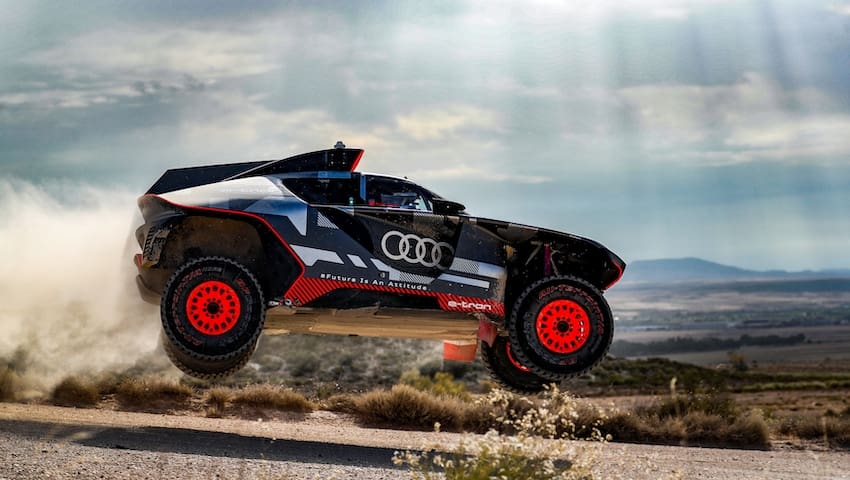 Audi Sport tests fully electric RS Q e-tron ahead of Dakar Rally