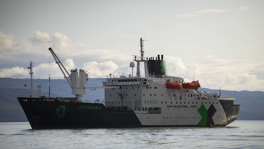 Extreme E: St. Helena arrives in UK ahead of season finale