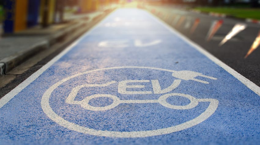 electric vehicle charging bay UK
