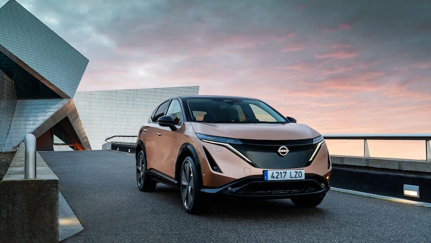 All new Nissan Ariya coupé crossover