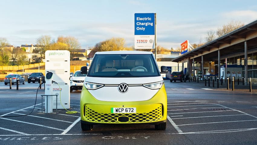 Tesco PodPoint EV charging