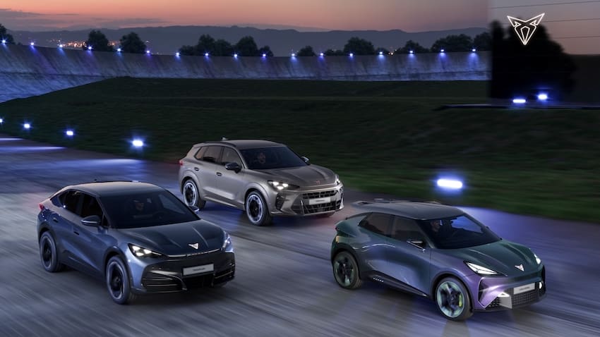 CUPRA Terramar, CUPRA Tavascan and CUPRA UrbanRebel