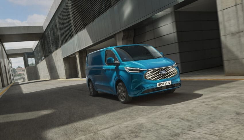 Ford unveils electric version of its Transit as it moves away from internal combustion engines