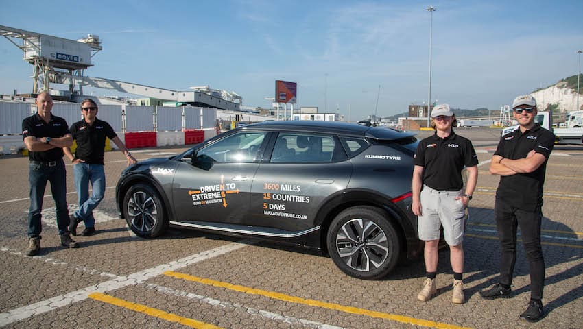 Kumho Tyre joins Driven to Extremes Euro EV Marathon