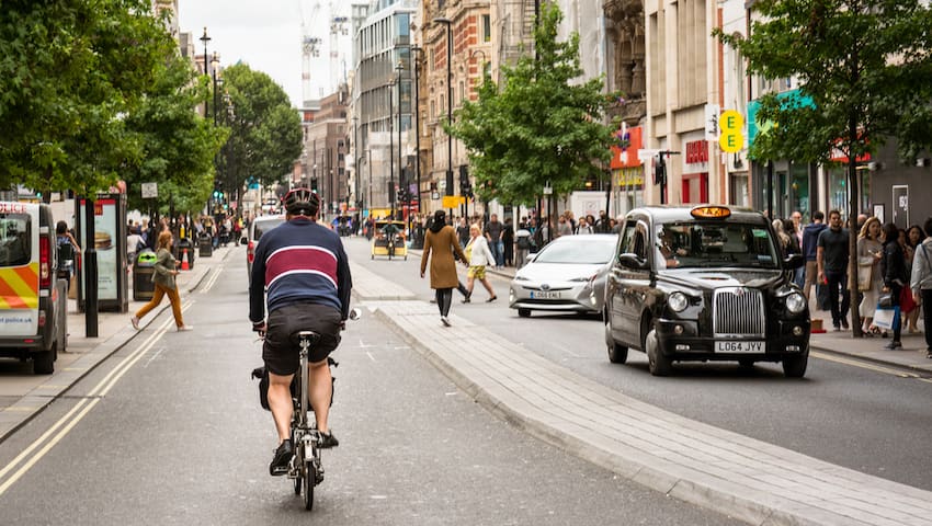 Central London street scene