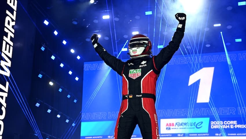 Porsche Pascal Werhlein Formula E Diriyah Saudi Arabia