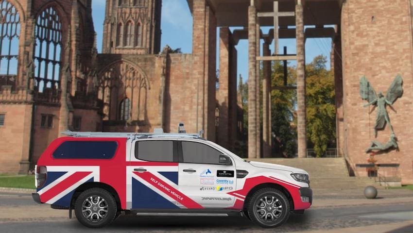 Coventry University autonomous vehicles