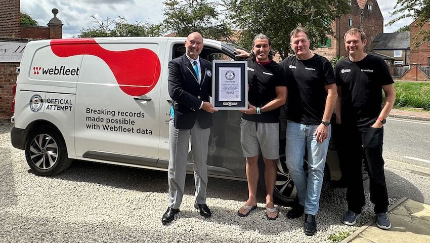 Webfleet sets Guinness World Record