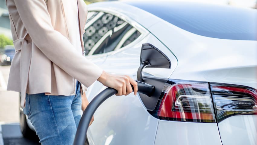 electric vehicle car plug in charging