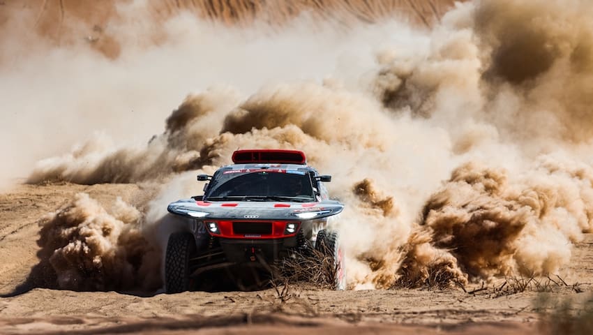 Audi’s electric RS Q e-tron secures historic win at Dakar Rally