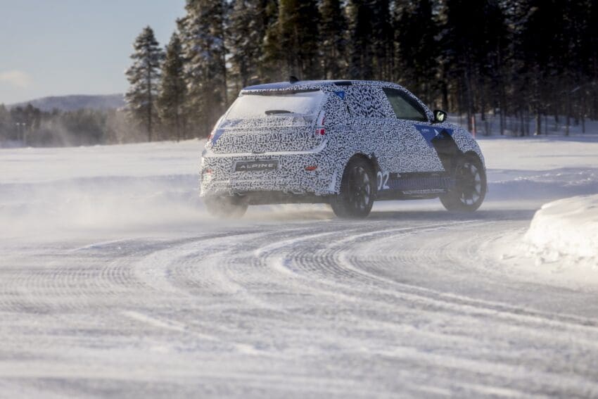 Alpine A290 winter testing