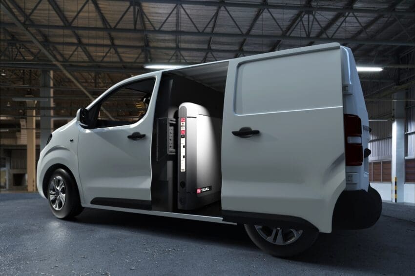 TUAL launches portable powerbank to boost electric van range