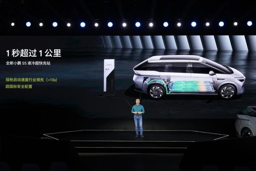 Electric car and charger maker Xpeng has revealed a new ultra-powerful EV charger capable of adding 1km of range every second.