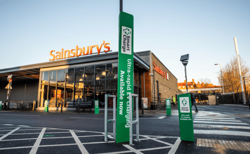 Supermarket chain Sainsbury’s has added its Smart Charge ultra-rapid network to the Allstar Chargepass payment system.