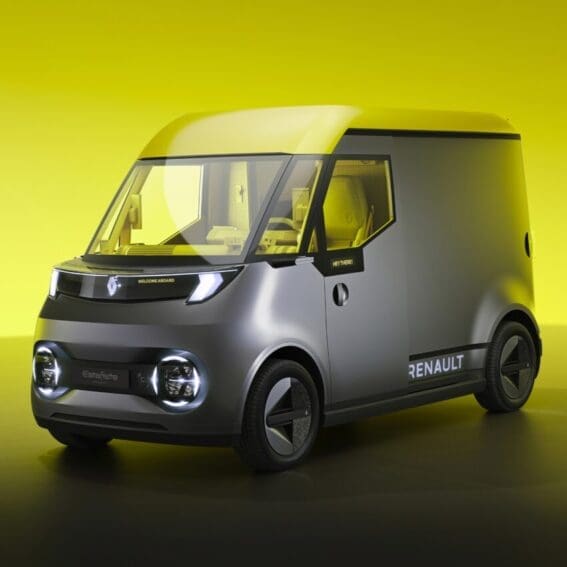 Renault has revived the Estafette name as a new all-electric delivery van intended for city centre use.