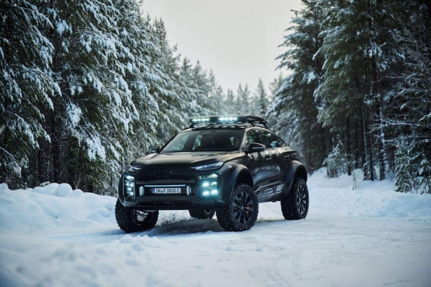 Audi has revealed a new take on its famous quattro setup with a radical off-road version of the Q6 e-tron.