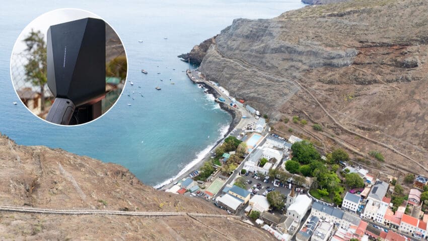 The world’s most remote EV charger has been installed on the tiny Atlantic island of St Helena.