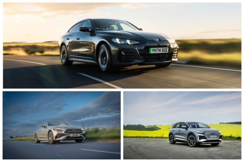 BMW, Audi, and Mercedes celebrate strong year of UK EV sales