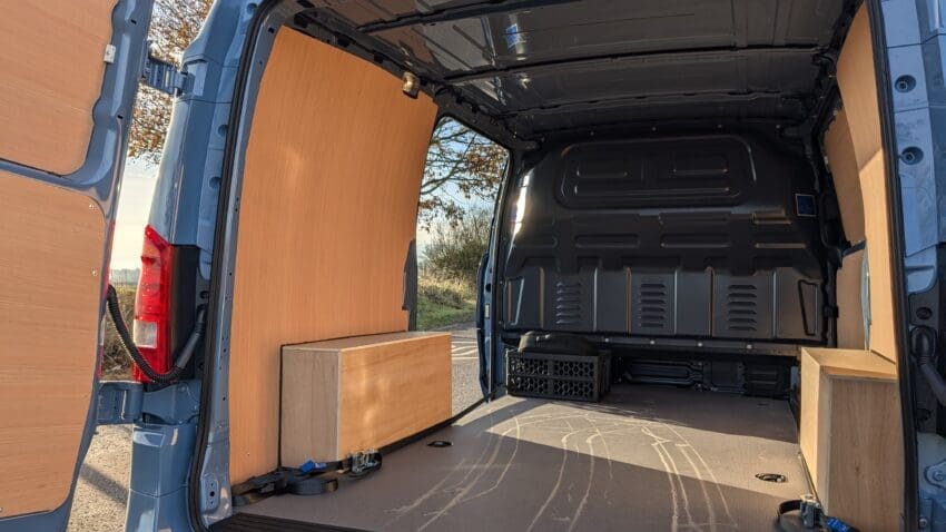 Mercedes-Benz eVito cargo area