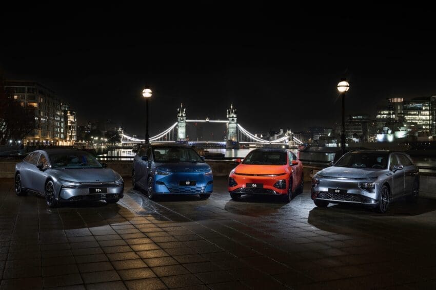 Xpeng UK launch line-up