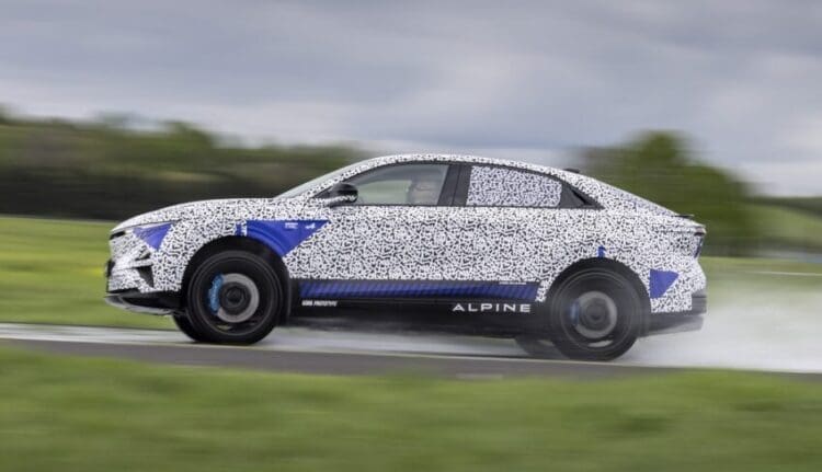 Alpine-A390-fastback-profile-during-testing