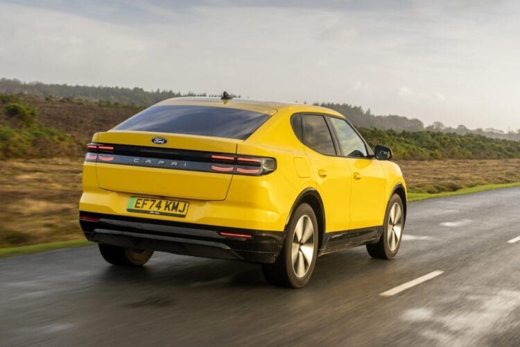 Ford Capri EV rear view