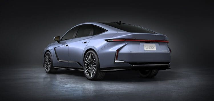 2026 Lexus ES 350e rear view