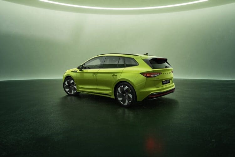 2025 Skoda Enyaq vRS rear view