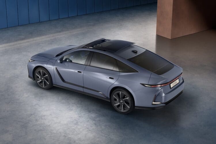 2026 Lexus ES EV rear view