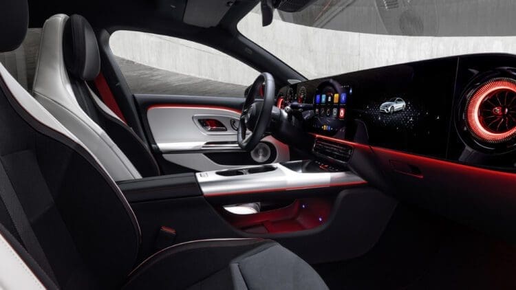 Mercedes CLA left-hand-drive interior