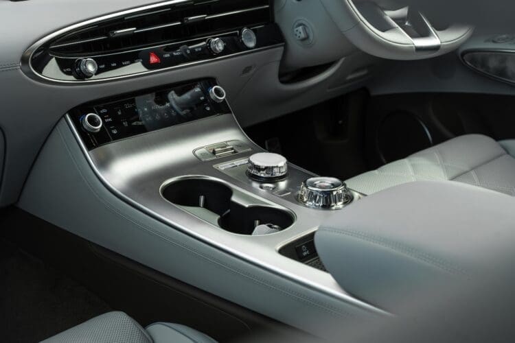 2025 Electrified Genesis GV70 centre console close-up