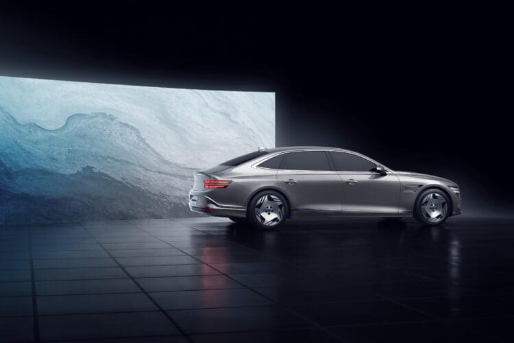 2025 Genesis Electrified G80 profile view