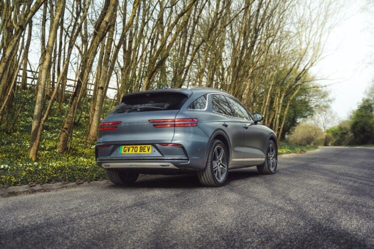 Electrified GV70 rear view