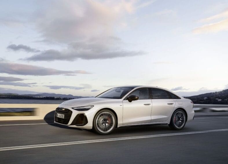 Audi A6 e-hybrid quattro driving image