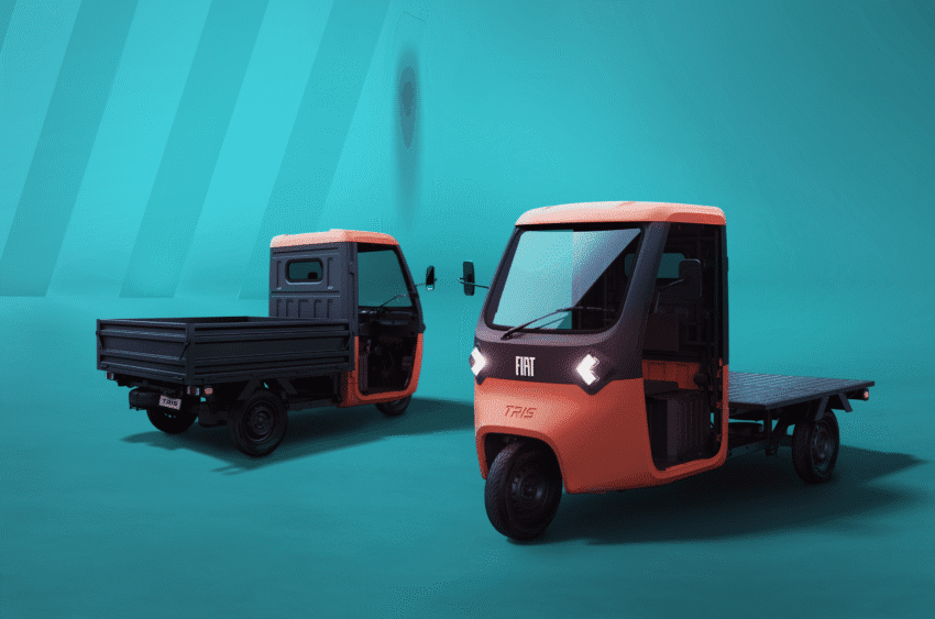 Fiat Tris apes Piaggio with all-electric three-wheeled truck