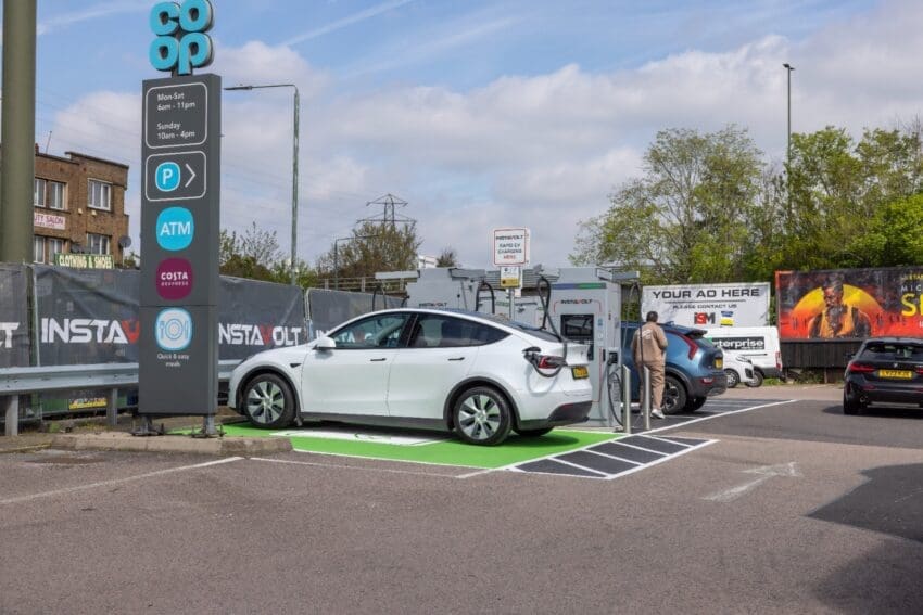 Instavolt's 2000th charger in Blackfen, London
