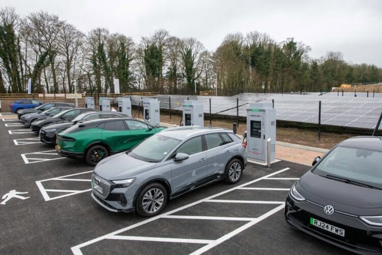 Instavolt rapid charging hub in Winchester