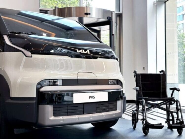 Kia unveils PV5 WAV for wheelchair-bound users