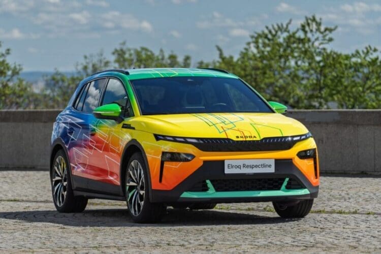 Skoda-Elroq-Respectline-EV-LGBT-front-view