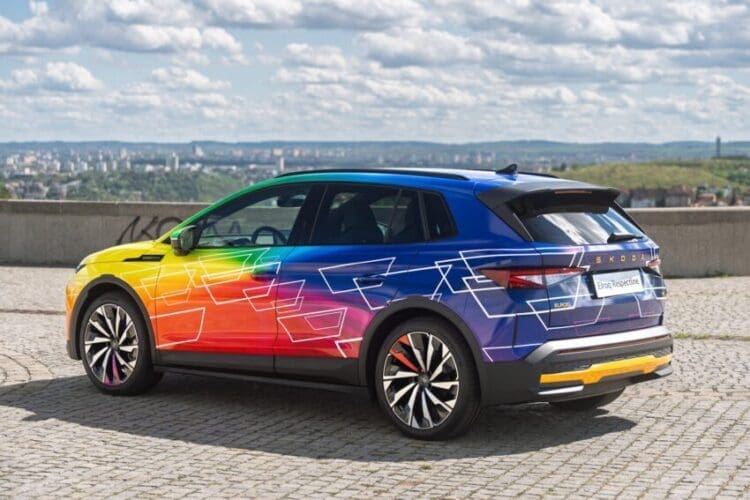 Skoda-Elroq-Respectline-LGBT-rear-view