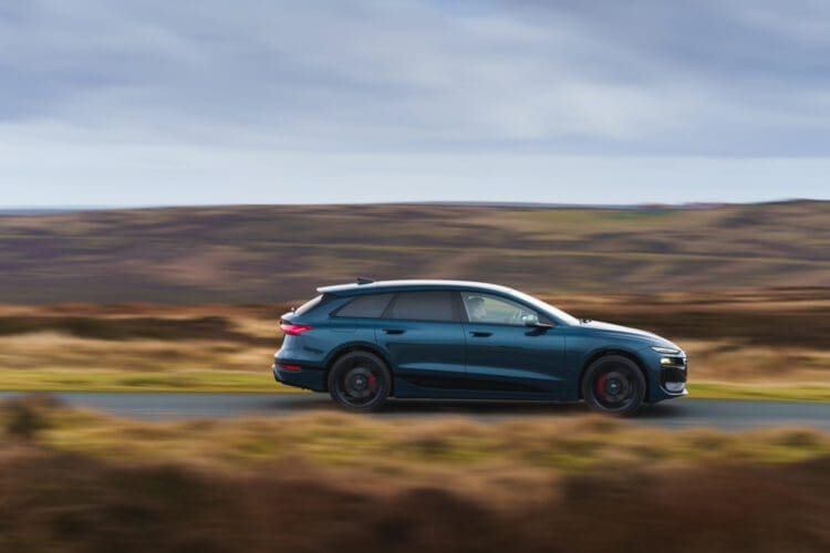 Audi A6 Avant e-tron side view