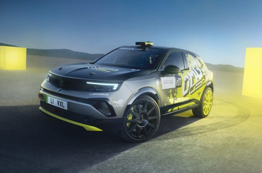 Vauxhall Mokka GSE Rally powers up for electric rallying