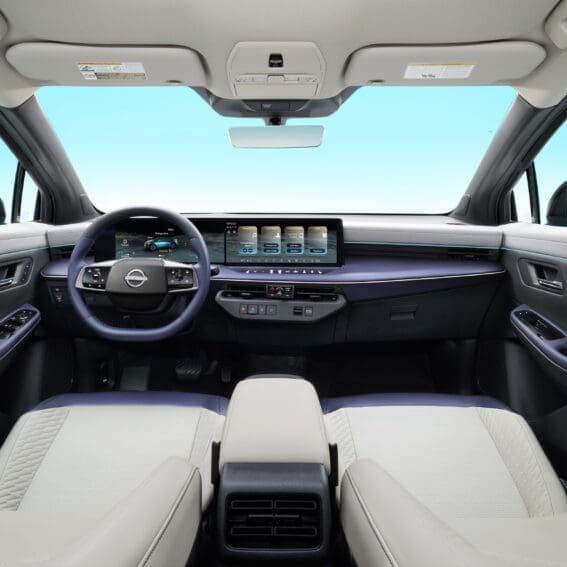 The new Leaf's interior is neater and more spacious than previous models'